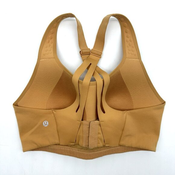 Lululemon AirSupport Women's Size 36D Warm Apricot Orange Running Sports Bra - Picture 4 of 8